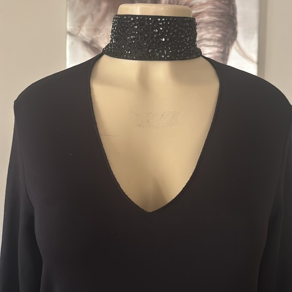 Bailey 44 Women's Garrote Embellished Choker Dress -Black size XS - Picture 6 of 12